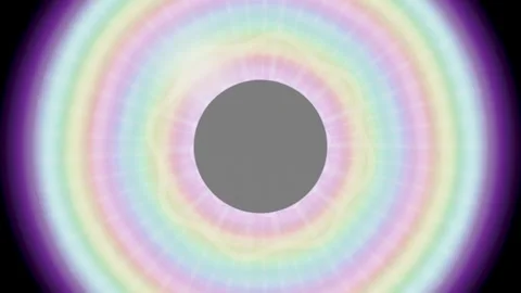 Colorful circle with soft gradients and layers around a center point Stock Footage 337374932