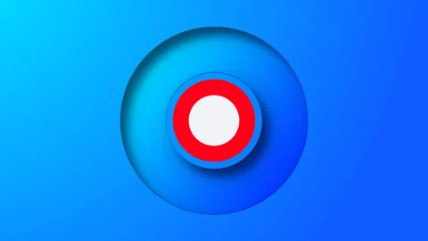 Colorful  circle titles animations background Stock Footage 344517600