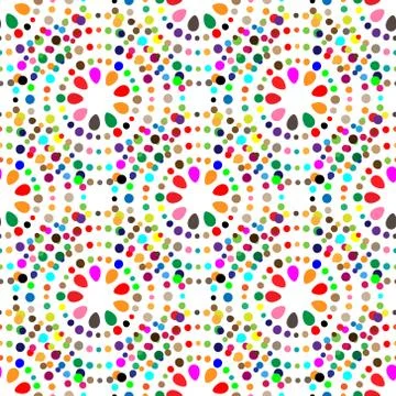 Colorful circles background, vector illustration Stock Illustration