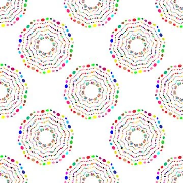 Colorful circles background, vector illustration Stock Illustration