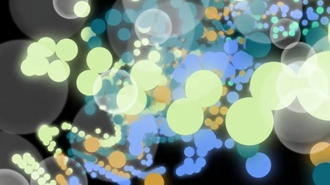 Colorful Circles Blurred Background Motion Graphics. Stock Footage 329499982