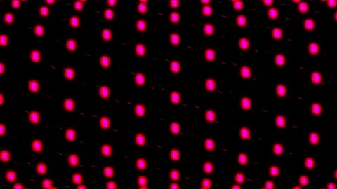 Colorful circles continuously rotating in bending lines, seamless loop. Design Stock Footage 188571550