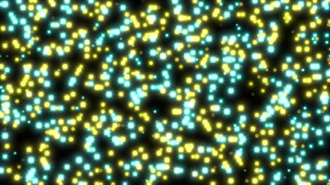 Colorful circles creating intricate pattern Vídeo Stock 249480664