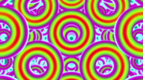 Colorful Circles Stock Footage 52122061