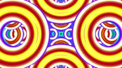 Colorful Circles Stock Footage 52122662