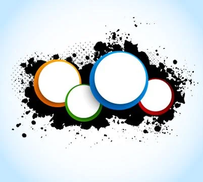 Colorful circles Stock Illustration