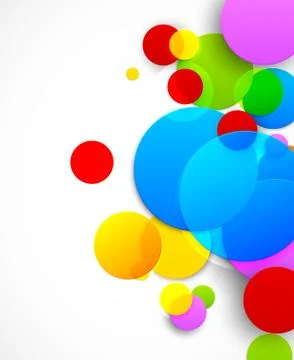 Colorful circles Stock Illustration