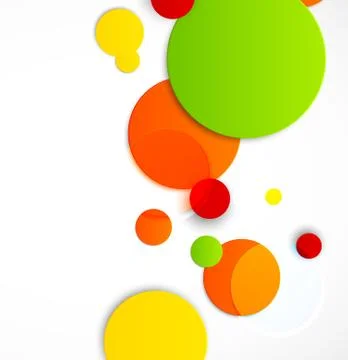 Colorful circles Stock Illustration