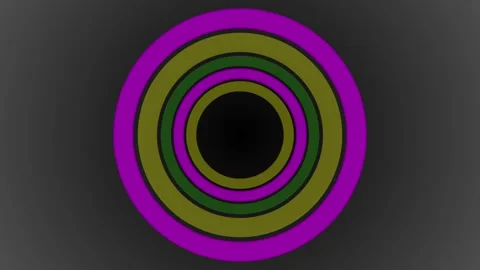 Colorful Circles Looping on Vibrant Background – Dynamic Design Stock Footage 283491710