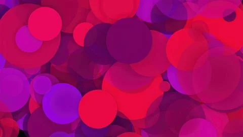 Colorful circles particles Stock Illustration