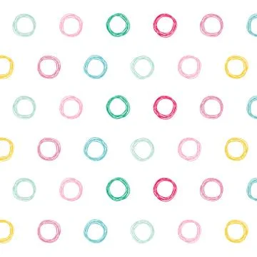 Colorful circles pattern design background 스톡 일러스트
