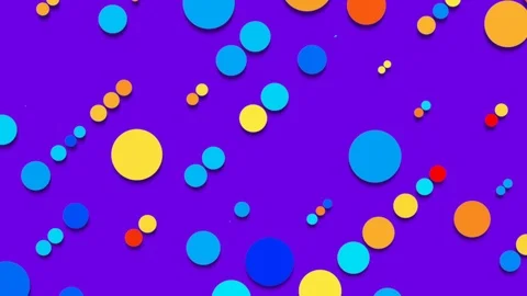 Colorful circles. Seamless loop Stock Footage 103353119