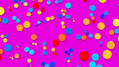 Colorful circles. Seamless loop Stock Footage 103449260
