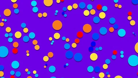 Colorful circles. Seamless loop Stock Footage 103500165