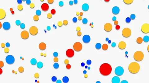 Colorful circles. Seamless loop Stock Footage 103501035