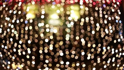 Colorful Circles Video Background. Defocused lights. Stock Footage 82441985