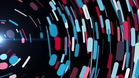 Colorful Circles Video Background Loop Stock-Footage 83037694