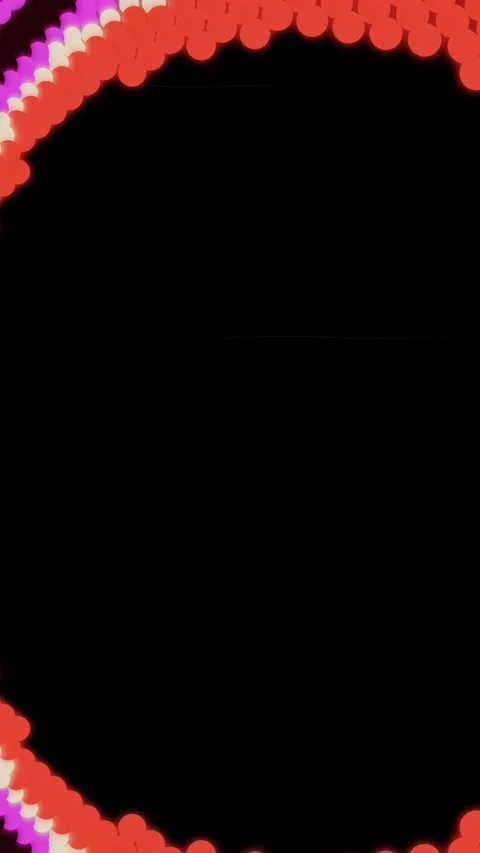 Colorful circular dot animation on a dark background for abstract visual design. Vídeos de archivo 341382740