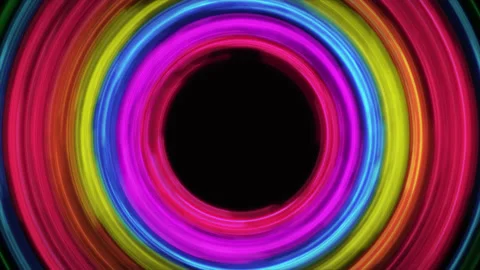 Colorful Circular Frame Stock Footage 236085231