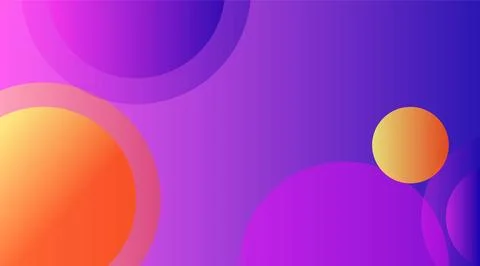 Colorful Circular Gradient Background Illustrazione stock