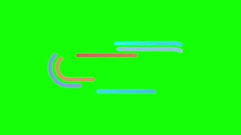 Colorful circular loading animation with rotating segments on a green screen Stock Footage 346210171