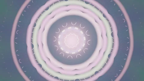 Colorful circular pattern with flowing lines and shapes Stock Footage 337384655
