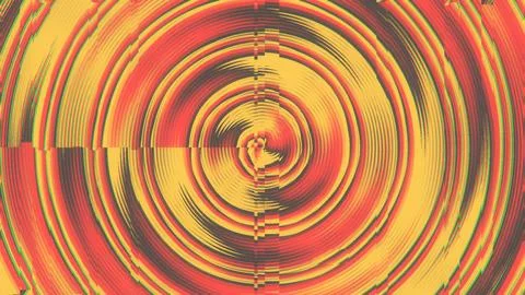 Colorful circular pattern shows motion and flow in a creative design Stock Illustration