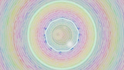 Colorful circular pattern with soft gradients and swirling design Stock Footage 337376612