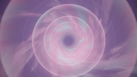 Colorful circular pattern with soft lines and gradients Stock Footage 337927202
