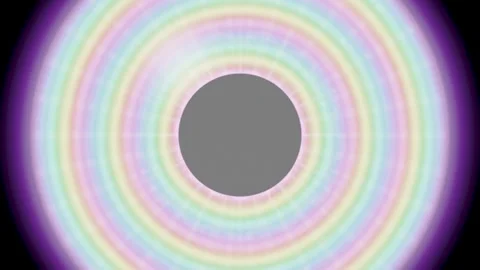 Colorful circular patterns moving with soft light effects Stock Footage 337383013