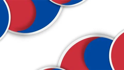 Colorful Circular Patterns with Red and Blue Shades. 스톡 일러스트