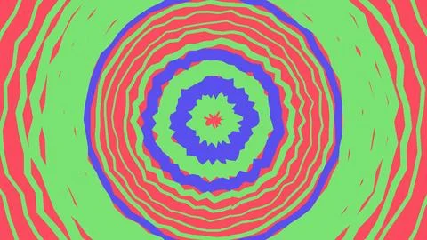 Colorful circular wavy pattern background イラスト素材