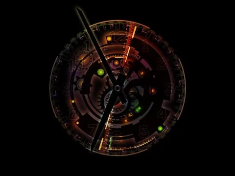 Colorful Clockwork Stockillustratie