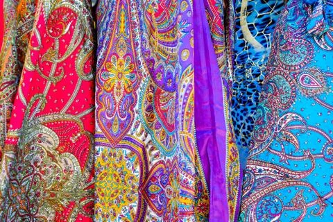 Colorful clothes Stock Photos