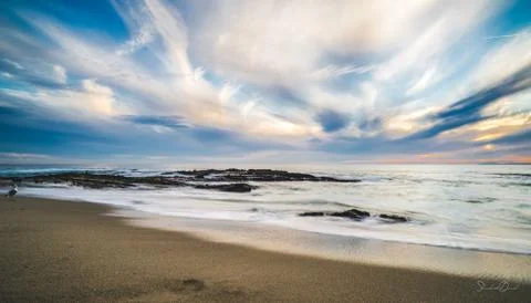 Colorful clouds sunset Фото
