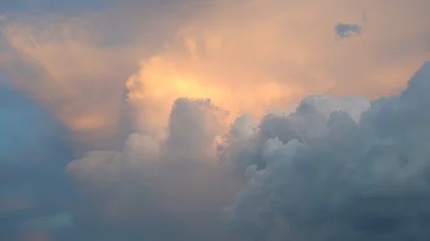 Colorful Clouds Timelapse Stock Footage 119038467