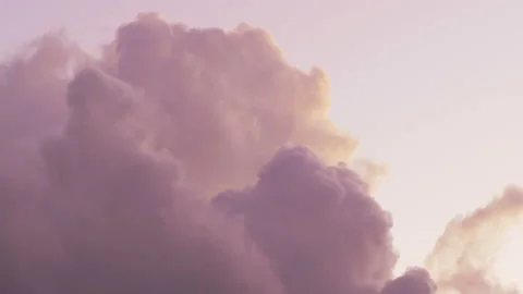Colorful cloudscape changing in time lapse video in 4k Stock Footage 139009903
