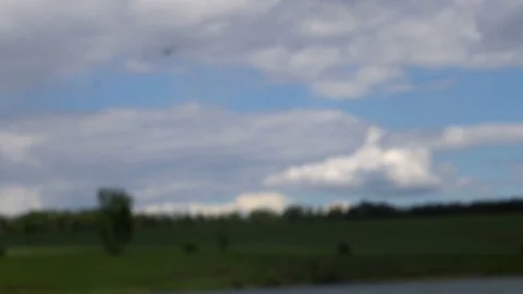 Colorful cloudy sky in the sunset Stock Footage 76168946