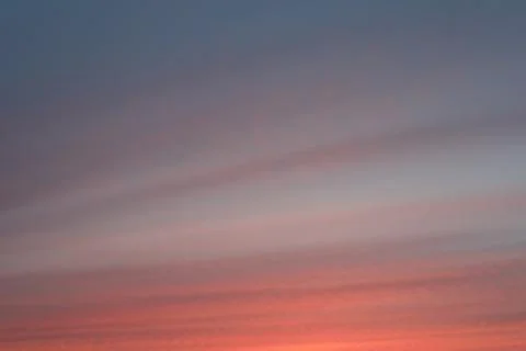 Colorful cloudy sky at sunset. Gradient color. Sky texture. Beautiful abstrac Foto stock