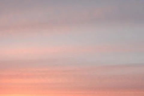 Colorful cloudy sky at sunset. Gradient color. Sky texture. Beautiful abstract Stock Photos