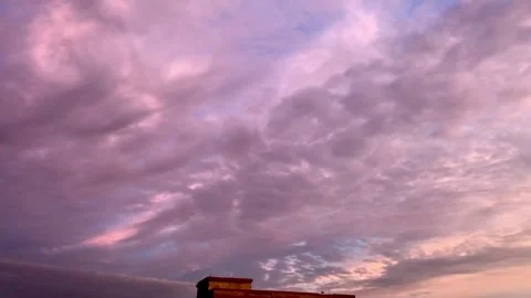 Colorful Cloudy Sunset Sky Stock Footage 241201398