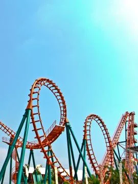 Colorful coaster Stock Photos