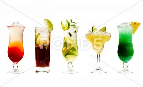 Colorful cocktail Stock Photos