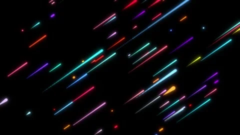 Colorful comet light trail background Stock Footage 290824094