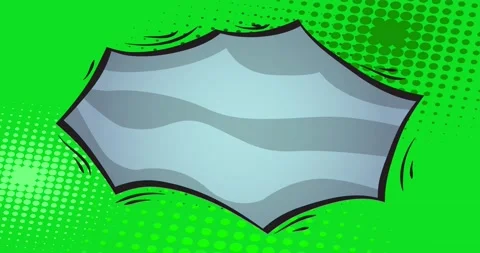 Colorful Comic Book Bubble Background Stock Footage 168849817