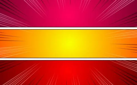 Colorful comic book page panel background. vector illustration EPS 10. Stock Illustration