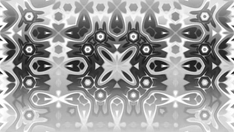 Colorful Complex Pixel Symmetric Geometric Pattern Background Loop Видео 168660943