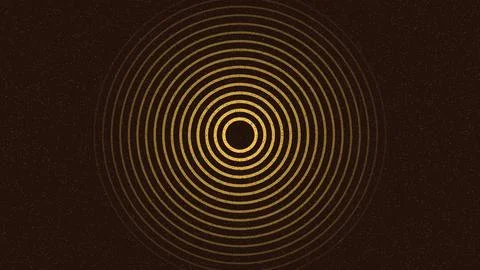 Colorful concentric circles abstract pattern on transparent background illu.. イラスト素材