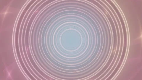 Colorful concentric circles create a vibrant background design Stock Footage 337379205