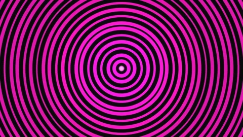 Colorful concentric circles create a visual pattern with Stock Footage 339514679